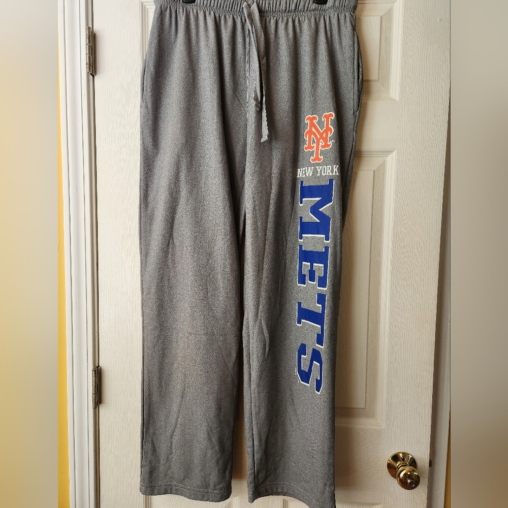 Men's New York Mets Gray Lounge Pants, Size M